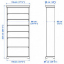 Liatorp Libreria 96X214 Blanco  IKEA