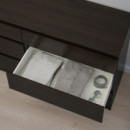 Kullen Comoda 6 Cajones 140X72 Negro-marron  IKEA