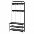 Pinnig Perchero/zapatero 193X37X90 Negro  IKEA