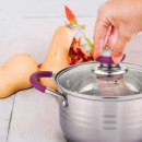 Batería Cocina Set 8 Piezas Vitro Inducción Acero  GRIDINUX