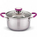 Batería Cocina Set 8 Piezas Vitro Inducción Acero  GRIDINUX