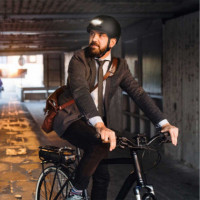 Casco Patinete Safe&go Negro L Movilidad Urbana Led  GRIDINUX