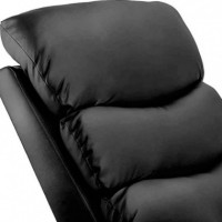Sillón Relax Acolchado Eléctrico Elevador Negro  GRIDINUX