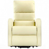 Sillón Relax Masaje Eléctrico Elevador Beige  GRIDINUX