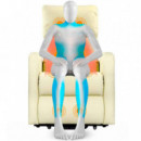 Sillón Relax Masaje Eléctrico Elevador Beige  GRIDINUX