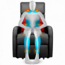 Sillón Relax Masaje Eléctrico Elevador Negro  GRIDINUX