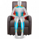 Sillón Relax Masaje Eléctrico Elevador Marrón  GRIDINUX