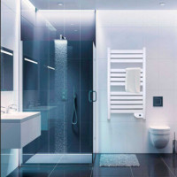 Radiador Seca Toallas Eléctrico 500W 2 Modos  GRIDINUX