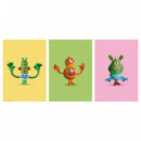 Bild Lamina 21X30 Criaturas Amigables X3  IKEA