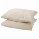 Dvala Funda Almohada 50X60 Beige X2  IKEA