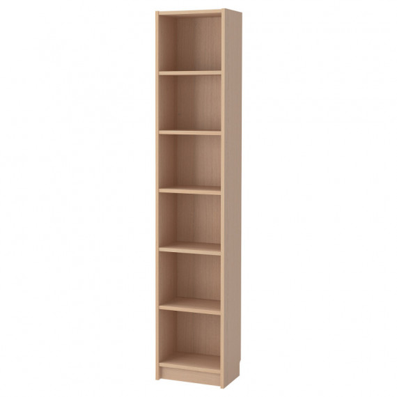 Billy Libreria 40X28X202 Chapa Roble Tinte Blanco  IKEA