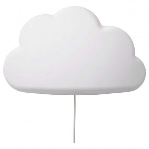 Upplyst Lampara Pared Nube Blanco  IKEA