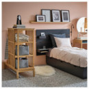 Nordkisa Armario Abierto Puerta Correder 120X123 Bambu  IKEA