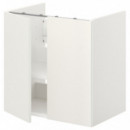 Enhet B Armario Lavabo con Baldas 60X40X60 Blanco  IKEA