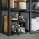 Enhet B Armazon Pared con Baldas 40X15X75 Antracita  IKEA