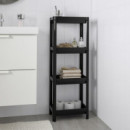 Vesken Estanteria 36X23X100 Negro  IKEA