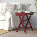 Maryd Mesa/bandeja 58X38X58 Rojo Oscuro  IKEA