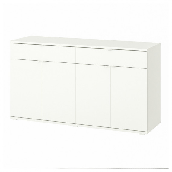 Vihals Aparador 140X37X75 Blanco  IKEA