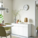 Vihals Aparador 140X37X75 Blanco  IKEA