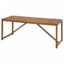 Nammaro Mesa Exterior 6P 200X75 Marron  IKEA