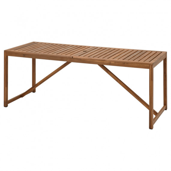 Nammaro Mesa Exterior 6P 200X75 Marron  IKEA