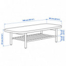 Listerby Mesa Centro 140X60 Chapa Roble  IKEA