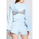 Sudadera Crop TOMMY JEANS Celeste