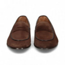 Mocassin Antifas en daim Moka LOTTUSSE