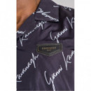 Camisa Gianni Kavanagh negra logos