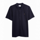 Polos Polo FARAH Lesser Regular Fit Bubble Stitch en True Navy