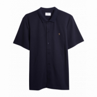 Polos Polo FARAH Lesser Regular Fit Bubble Stitch en True Navy