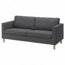 Parup Funda Sofa 3 Plazas Vissle Gris  IKEA