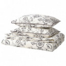 Jungfrunava Funda Edredon 240X220 Bl/gr  IKEA