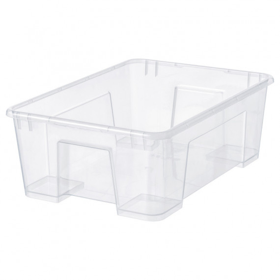 Samla Caja 39X28X14 - 11L Transp  IKEA