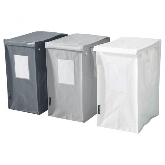 Dimpa Bolsa Reciclable Blanco/gris X 3  IKEA