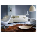Koldby Alfombra Piel Vaca Blanco/marron  IKEA