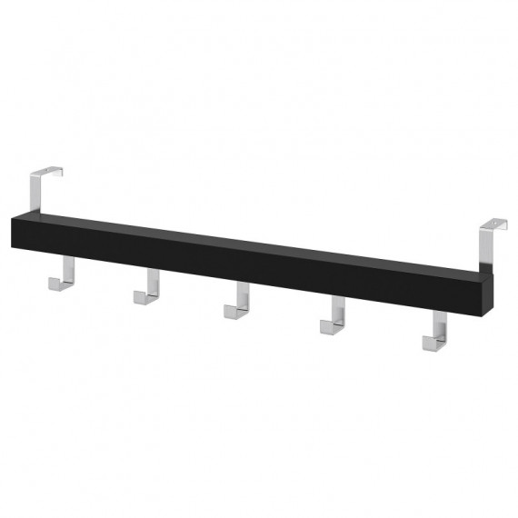 Tjusig Colgador 5 Ganchos Negro  IKEA