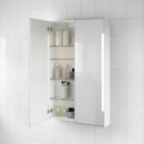 Storjorm Armario Espejo 2PUERTAS/ILUMINA 60X14X96 Blanco  IKEA