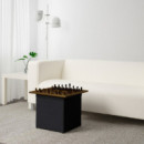 Bosnas Reposapies/almacenaje Ransta Negro  IKEA