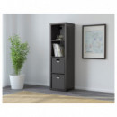 Kallax Estanteria 42X147 Negro-marron  IKEA