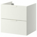 Godmorgon Armario Lavabo 2 Cajones 60X47X58 Blanco  IKEA