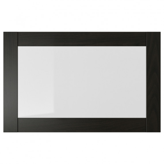 Sindvik Puerta Vidrio 60X38 Negro-marron/vidrio Transparente  IKEA