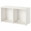 Besta Banco TV 120X40X64 Blanco  IKEA
