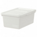Sockerbit Caja/tapa 38X25X15 Blanco  IKEA