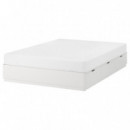 Nordli Cama/almacenaje 140X200 Blanco  IKEA