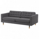 Landskrona Armazon Sofa 3 Plazas Gunnared Gris Oscuro  IKEA