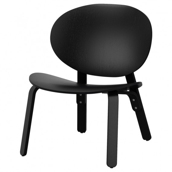 Froset Sillon Chapa Roble Tinte Negro  IKEA