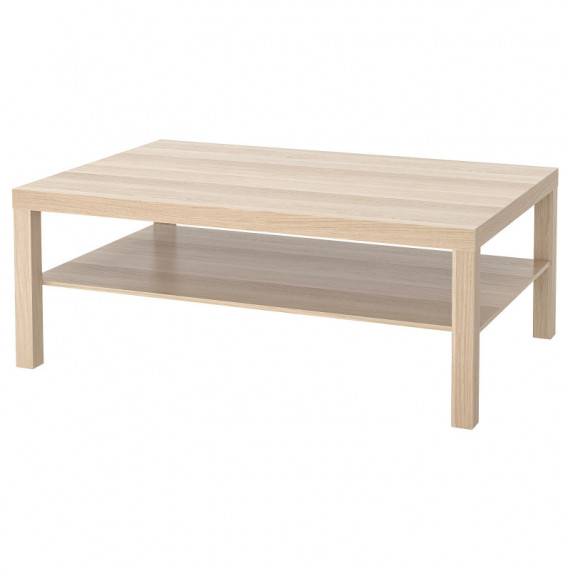 Lack Mesa Centro 118X78 Efecto Roble Tinte Blanco  IKEA