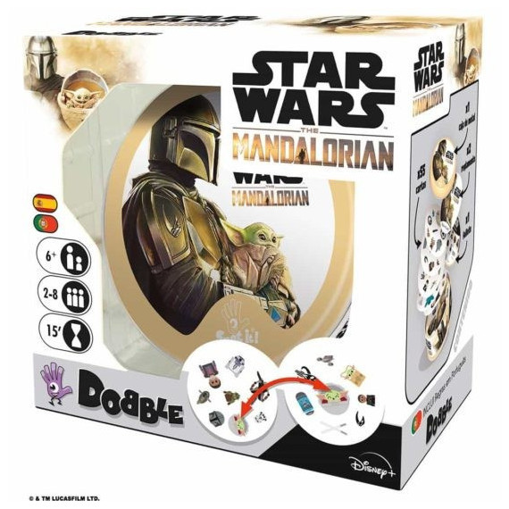 Juego Dobble Mandalorian  Star Wars  DISNEY