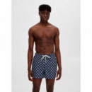 Bañadores Hombre Bañador SELECTED Dane Mosaic Sky Captain